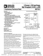 AD7732 datasheet pdf Analog Devices