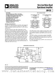 OP470 datasheet pdf Analog Devices