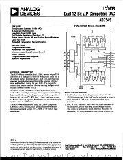 AD7549 datasheet pdf Analog Devices