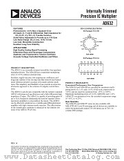 AD632SD datasheet pdf Analog Devices