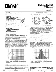 AD645 datasheet pdf Analog Devices