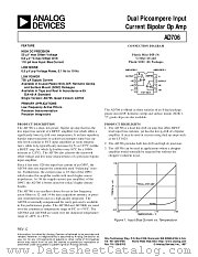 AD706JR-REEL datasheet pdf Analog Devices