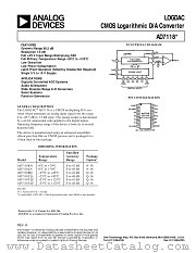 AD7118KN datasheet pdf Analog Devices