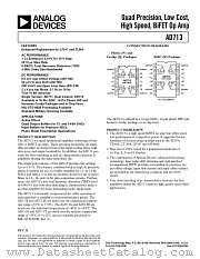 AD713JR-16-REEL7 datasheet pdf Analog Devices