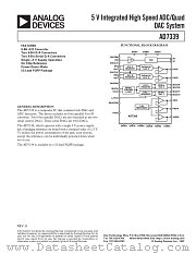 AD7339BS datasheet pdf Analog Devices