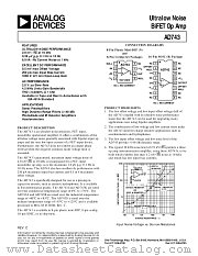 AD743SQ/883B datasheet pdf Analog Devices
