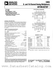 AD7507TE datasheet pdf Analog Devices