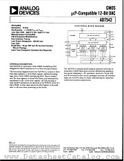 AD7542GBQ datasheet pdf Analog Devices