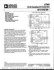 AD7580JN datasheet pdf Analog Devices