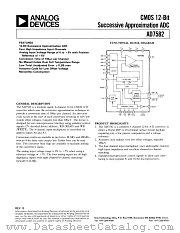 AD7582KN datasheet pdf Analog Devices