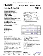 AD7621ASTRL datasheet pdf Analog Devices