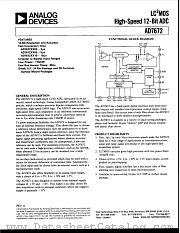 AD7672TE10 datasheet pdf Analog Devices