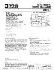 AD7676ASTRL datasheet pdf Analog Devices