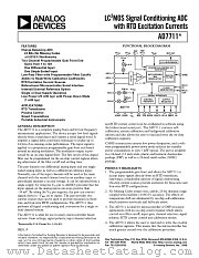 AD7711AQ datasheet pdf Analog Devices