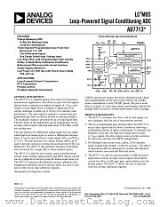 AD7713AQ datasheet pdf Analog Devices