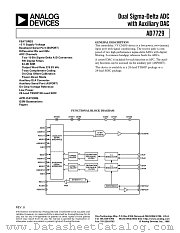 AD7729ARU datasheet pdf Analog Devices
