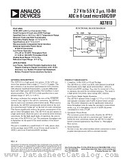 AD7810YN datasheet pdf Analog Devices