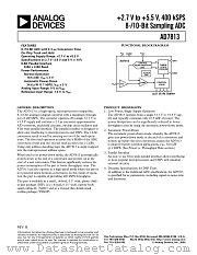 AD7813YRU datasheet pdf Analog Devices
