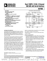 AD7866BRU datasheet pdf Analog Devices