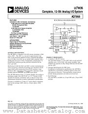 AD7868AR datasheet pdf Analog Devices