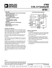 AD7883BR datasheet pdf Analog Devices