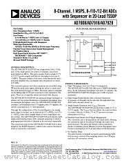 AD7918BRU datasheet pdf Analog Devices