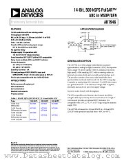 AD7946BCPWP datasheet pdf Analog Devices