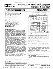 AD7993BRU-1 datasheet pdf Analog Devices