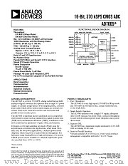 EVAL-AD7665CB datasheet pdf Analog Devices