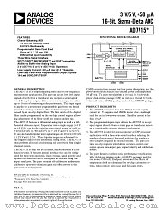 AD7715ACHIPS-3 datasheet pdf Analog Devices