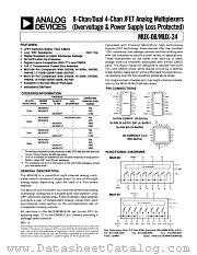 MUX-08EQ datasheet pdf Analog Devices