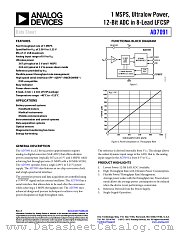 AD7091 datasheet pdf Analog Devices