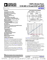 AD7091R datasheet pdf Analog Devices