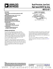 AD712-EP datasheet pdf Analog Devices