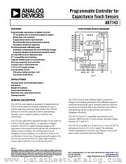 AD7143 datasheet pdf Analog Devices