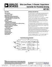 AD7150 datasheet pdf Analog Devices