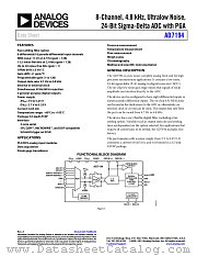AD7194 datasheet pdf Analog Devices