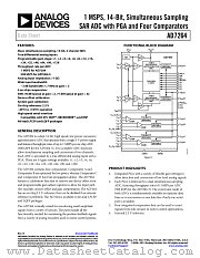 AD7264 datasheet pdf Analog Devices