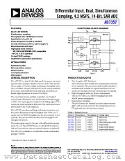 AD7357 datasheet pdf Analog Devices