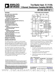 AD7367-5 datasheet pdf Analog Devices