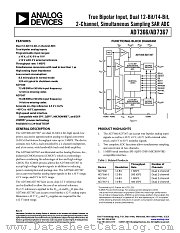 AD7367 datasheet pdf Analog Devices