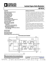 AD7401A datasheet pdf Analog Devices