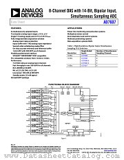 AD7607 datasheet pdf Analog Devices