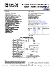 AD7609 datasheet pdf Analog Devices