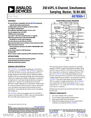 AD7656A-1 datasheet pdf Analog Devices