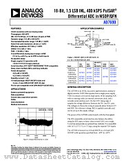 AD7690 datasheet pdf Analog Devices