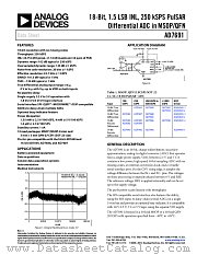 AD7691 datasheet pdf Analog Devices