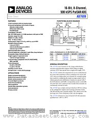 AD7699 datasheet pdf Analog Devices