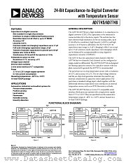 AD7745 datasheet pdf Analog Devices