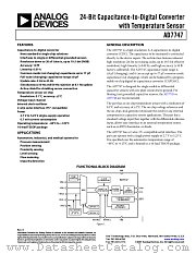 AD7747 datasheet pdf Analog Devices